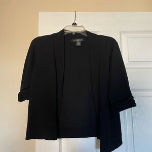 89th and Madison half sleeved open cardigan